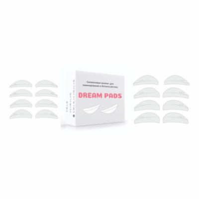 Dream pads Силиконовые валики для ламинирования и ботокса ресниц